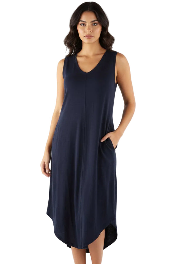 Sleeveless Seamed Dress - 80006 - Size S