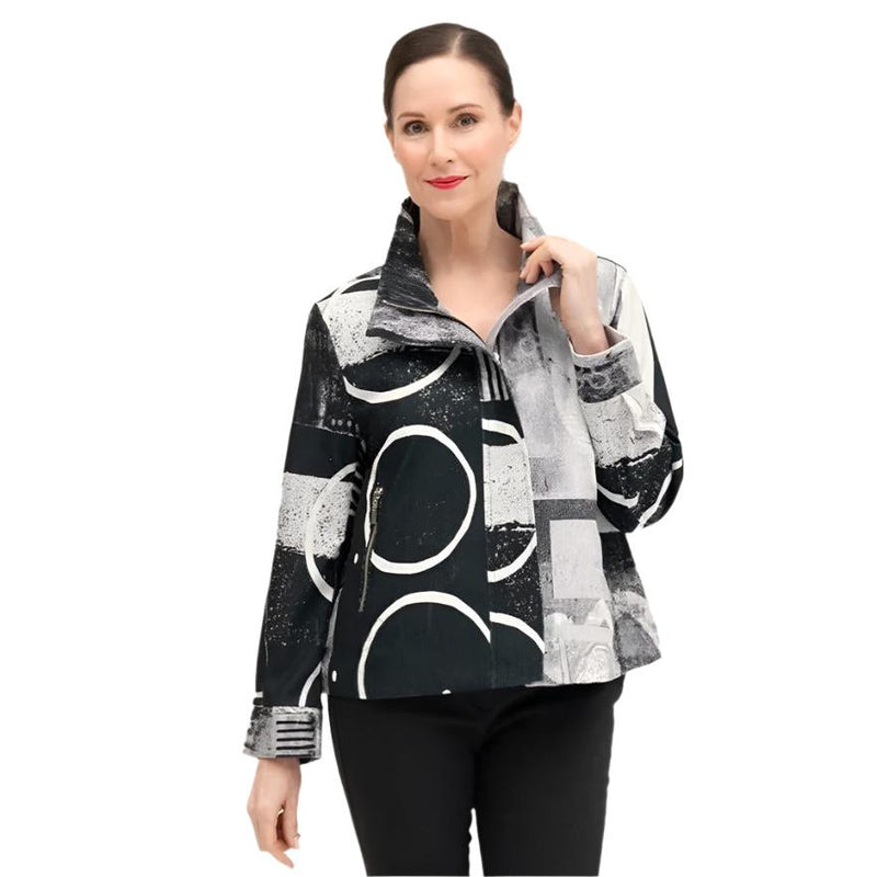 Damee Multi-Pattern Biker Jacket - 4851