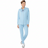 Just In! Techno Soft Knit Pant in Light Blue - C1053P-BLU