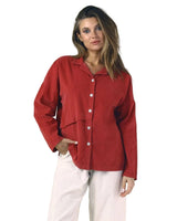 Soft Baby Cord Cotton Shirt/Jacket in Rose - C47028