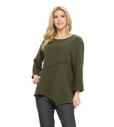 Textured Tunic in Olive - JG015-OLV