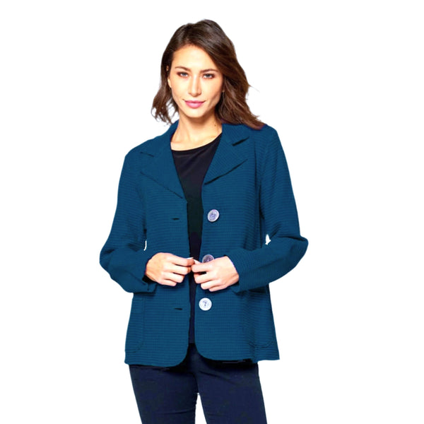 Waffle Jacket in Deep Sea - SW203-DS -