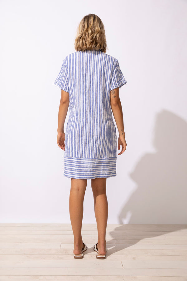 Seaport Stripe Shirt Dress - 82370