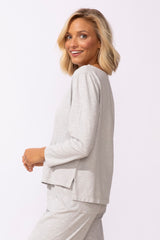 Embroidered Applique Boxy Tee - 15425