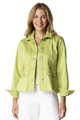 Habitat Stretch Denim Peplum Jacket - 11415