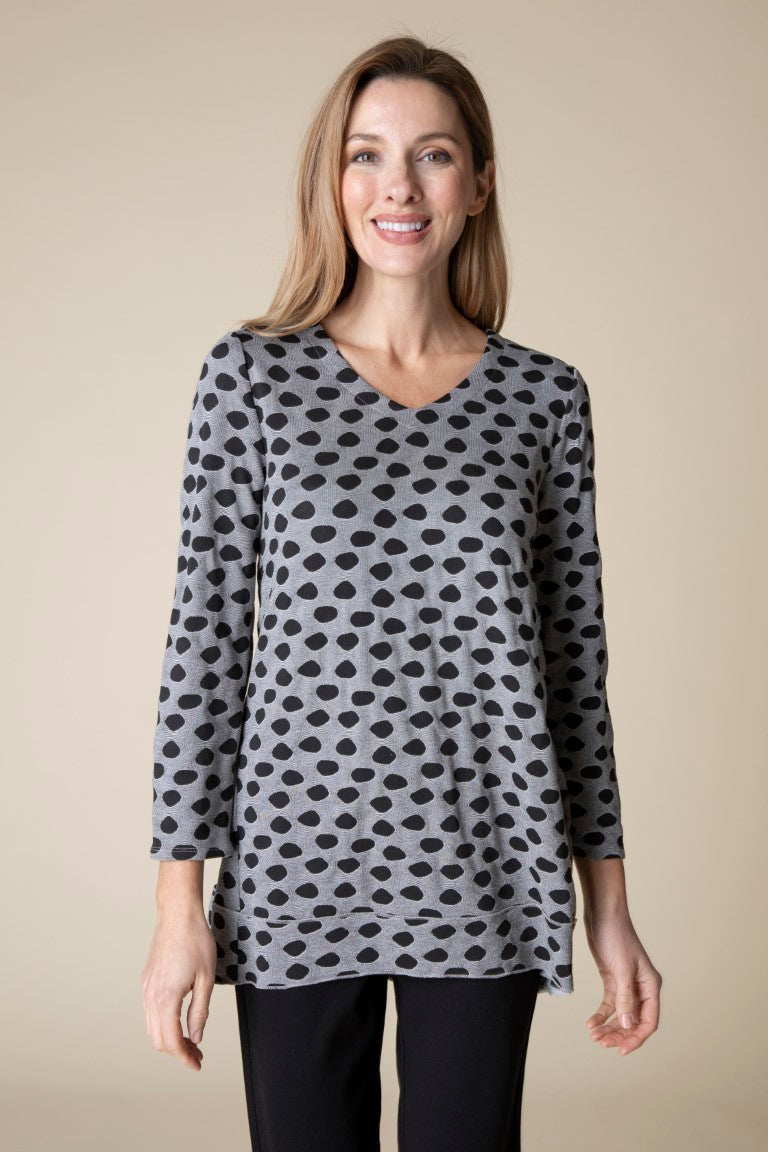 Habitat Textured Dot Pleat Back Tunic  - 37225