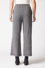 Pasadena Stripe Market Pant in Black/White - 21563-BLK