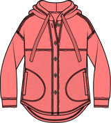 Modal Spandex Terry Refresh Hoodie - 26835