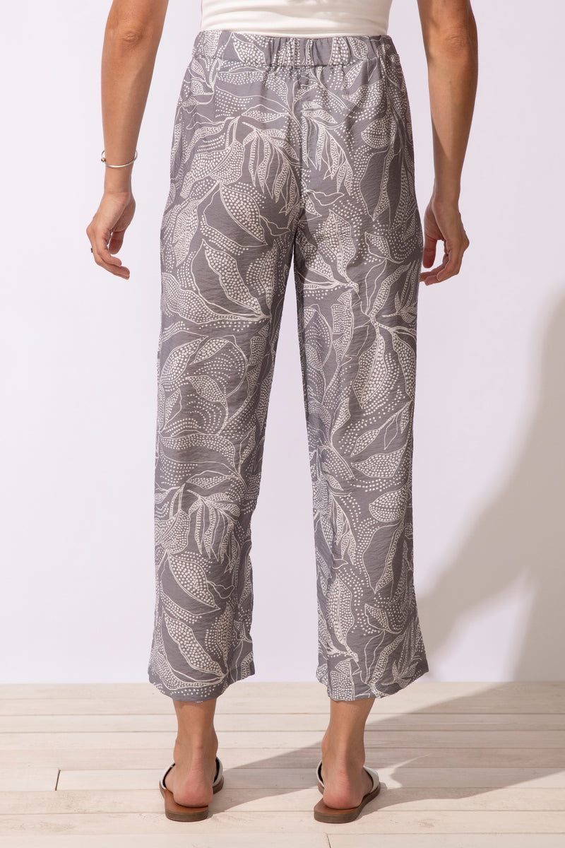 Rayon Leaves Resort Flood Pant - 65642