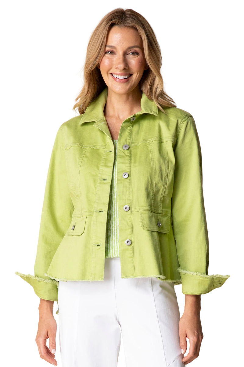 Habitat Stretch Denim Peplum Jacket - 11415