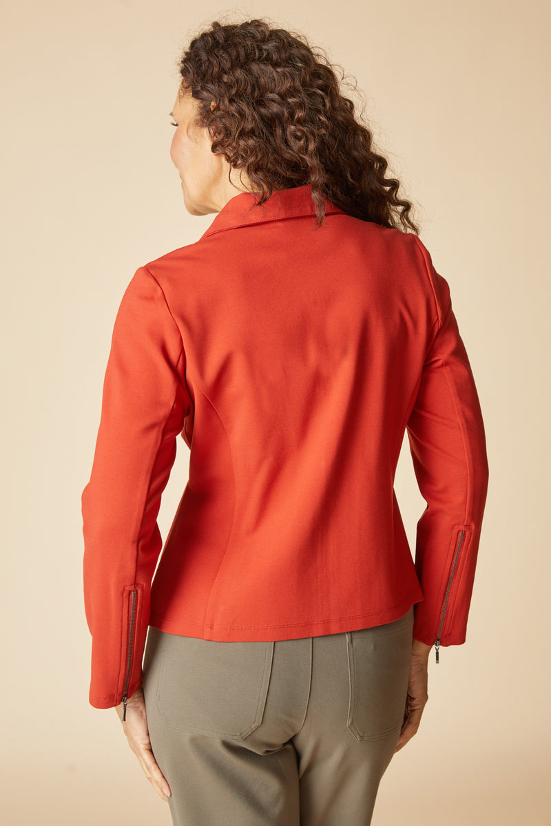 Luxe Ponte Solid Madison Jacket - 10617