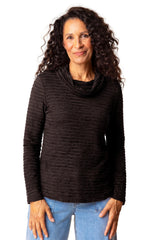 Lustre Lines Cowl Top - 23329
