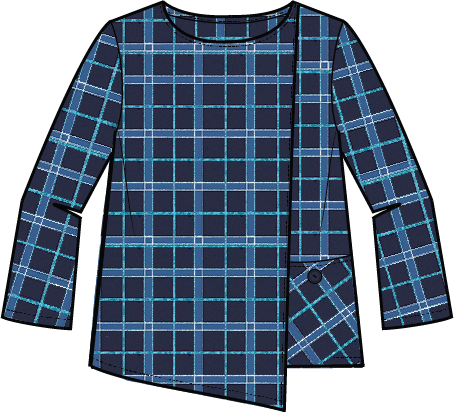 Habitat Windowpane Mixed Up Plaid Pullover - 75910