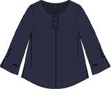 Solid Cafe Top - 21332 - Size M