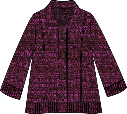 Habitat "Tweedy Chenile" Cardigan Jacket - 87728