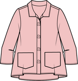 Sweater Together Pleat Back Jacket - 81258