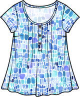 Regatta Rayon Seaglass Pleated Pullover - 35730