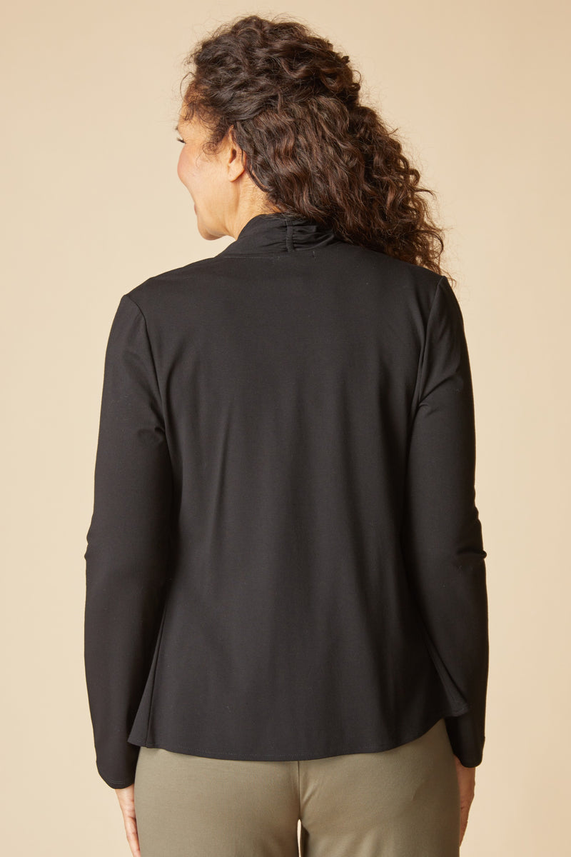 Core Travel Stretch Knit Waterfall Cardigan - 55931