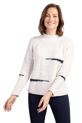 Mixed Stitch Cable-Knit Pullover - 89101