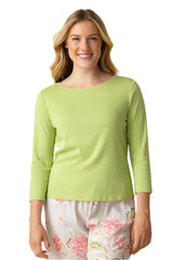 Everyday Rib Boatneck Tee - 16410