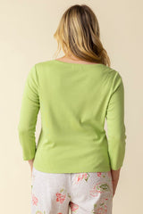 Everyday Rib Boatneck Tee - 16410