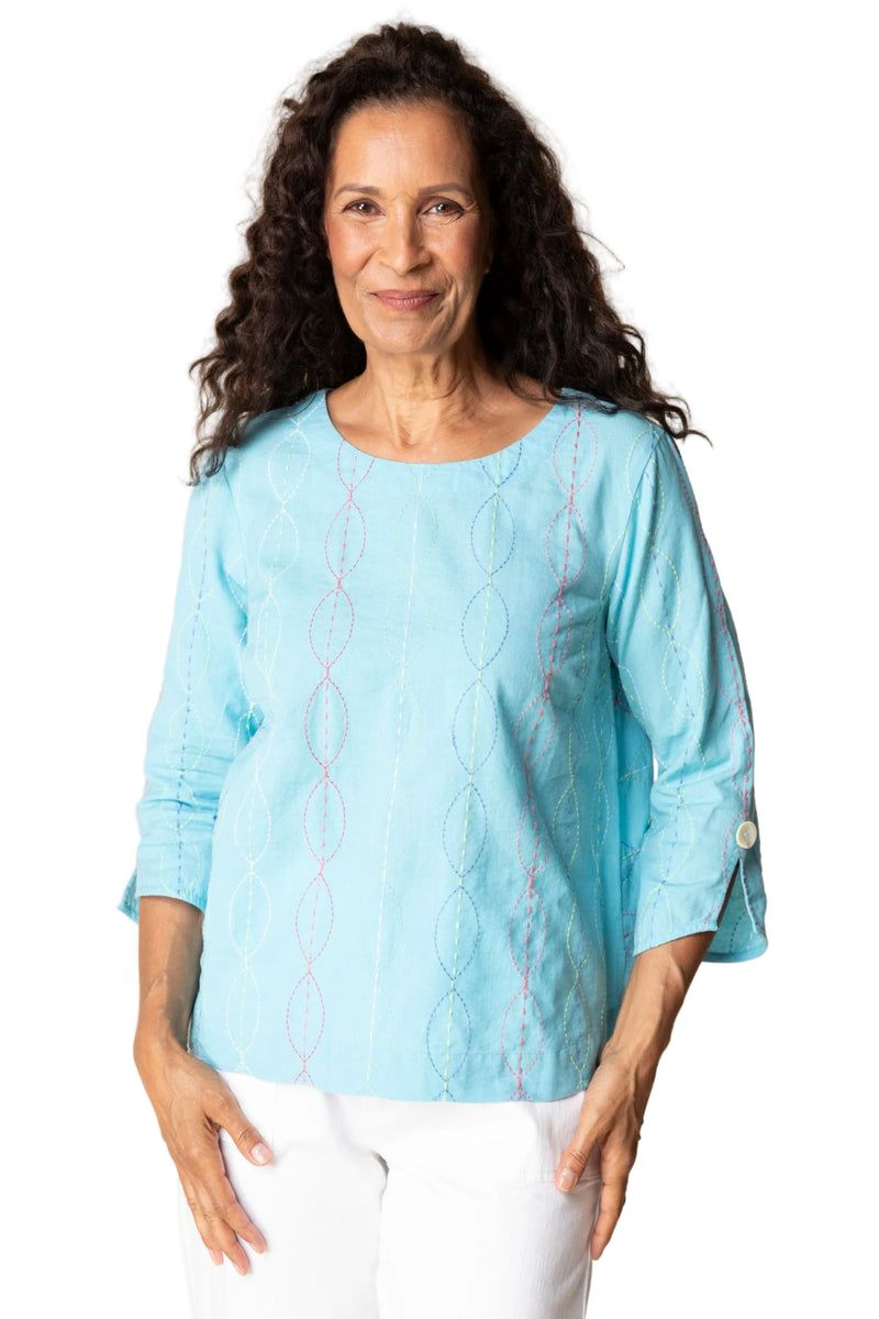 Button Back Bistro Top - 14932