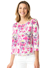 Spring Floral Everyday Tee - 17310