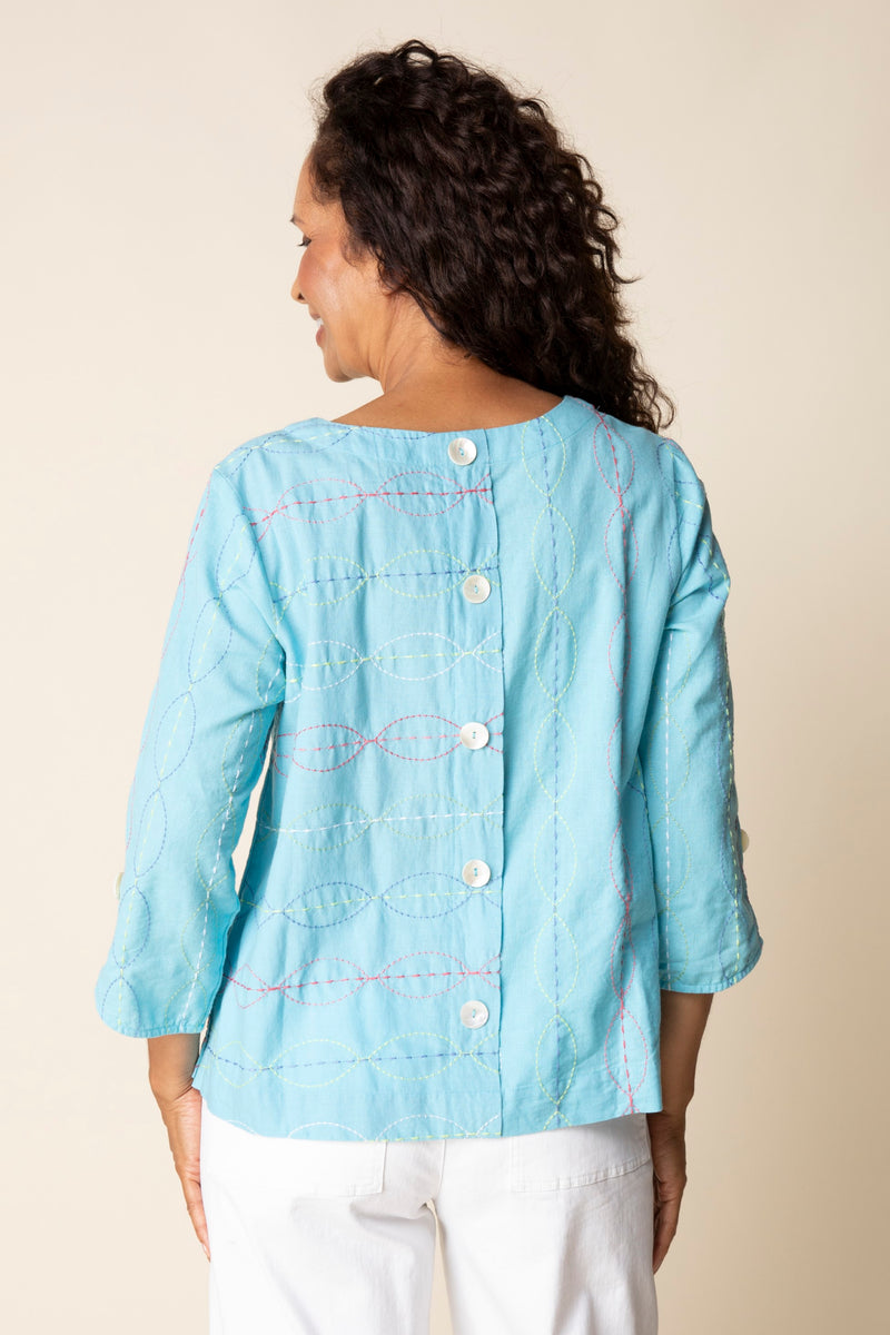 Button Back Bistro Top - 14932