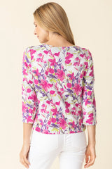 Spring Floral Everyday Tee - 17310