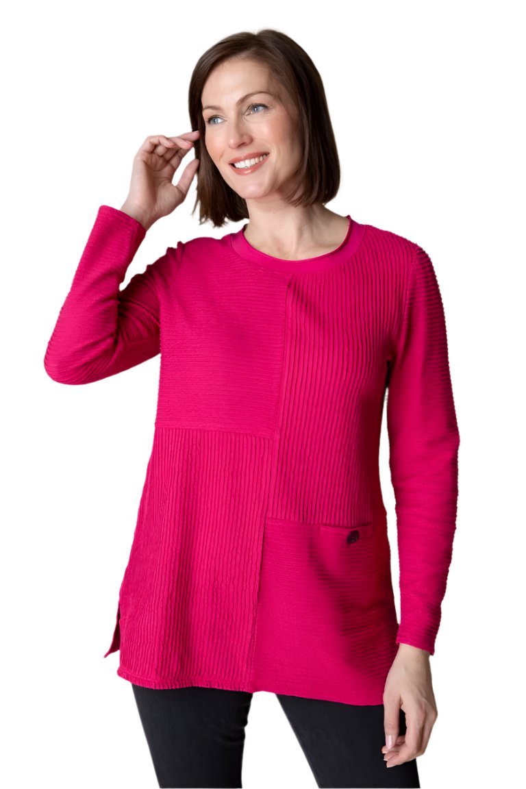 Habitat Ripple Effect Ribbed Seamed Pocket Tunic - 16011