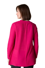 Ripple Effect Ribbed Seamed Pocket Tunic - 16011