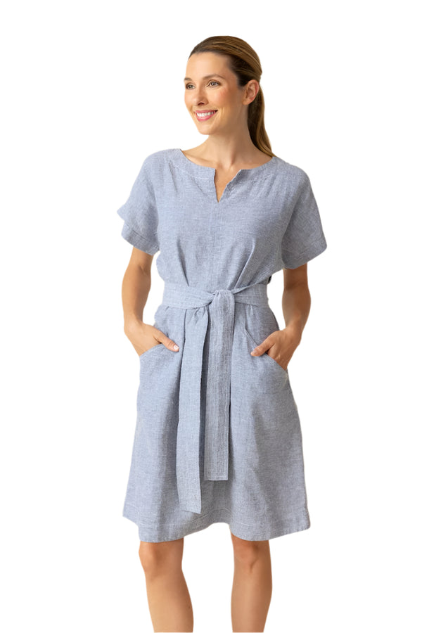 Bethany Linen Dress  - 41590