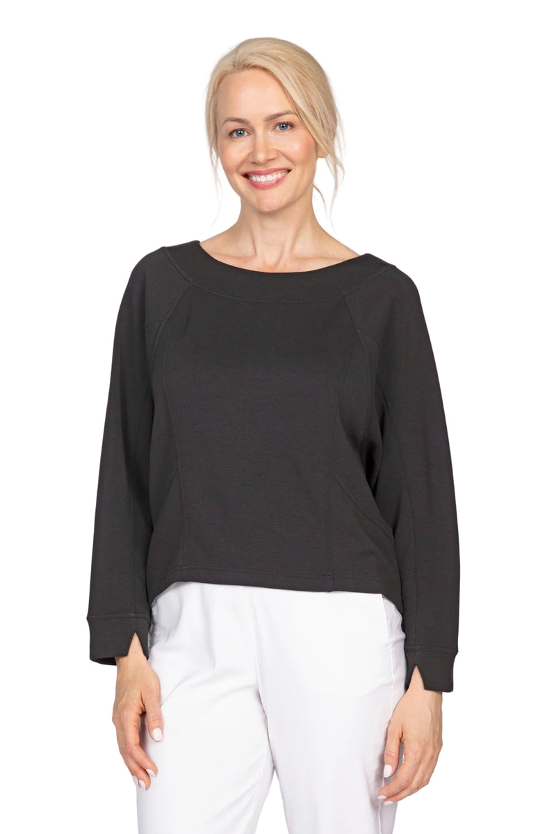 Featherlux Knit Solid Stitch Pullover - 330101