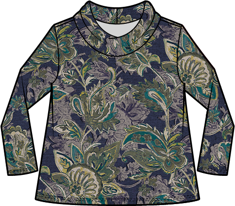 Paisley Easy Cowl - 50939