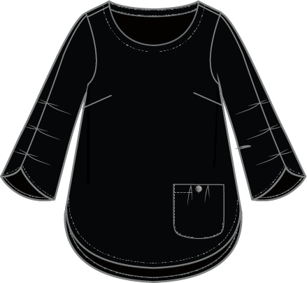 Pleat Pullover - 30714