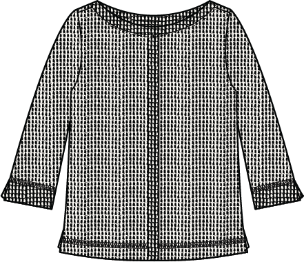Seamed Pullover - 31323