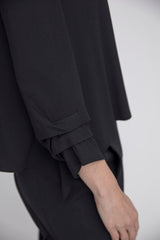 Foundation Knit Pleated Topper- 140398