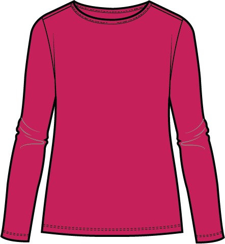 Layering Crew Neck Tee - 320362