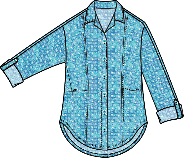 Crinkle Cotton Boardwalk Tunic - 40520