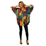 Dilemma Esteve Inspired Cotton Big Shirt in Multi - FCBS-157-EST