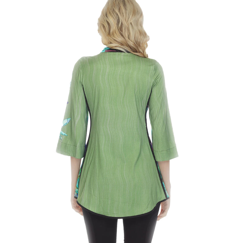 Citron Lotus Sunny Breeze High-Low Blouse - 2030LSB - Size S & L Only!