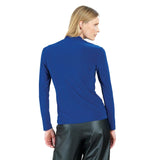 Clara Sunwoo Bow & Keyhole Front Top in Cobalt - T237-COB