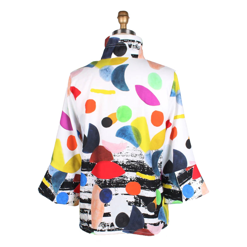 Damee Abstract Print Multicolor Jacket - 4790 - Size XXL Only!