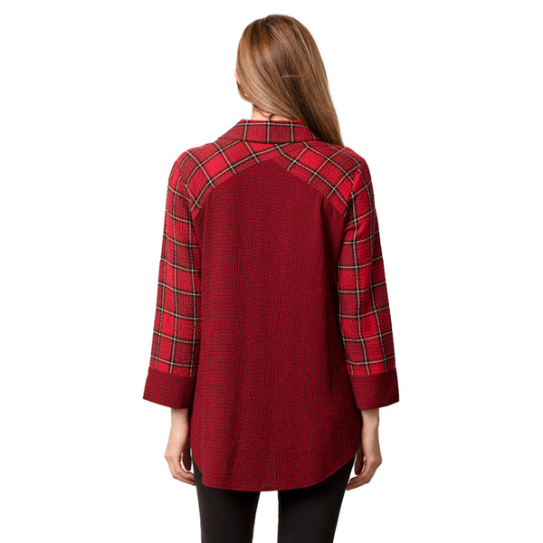 Habitat Mixed Plaid Shirt in Scarlett - 44220 - Size S Only