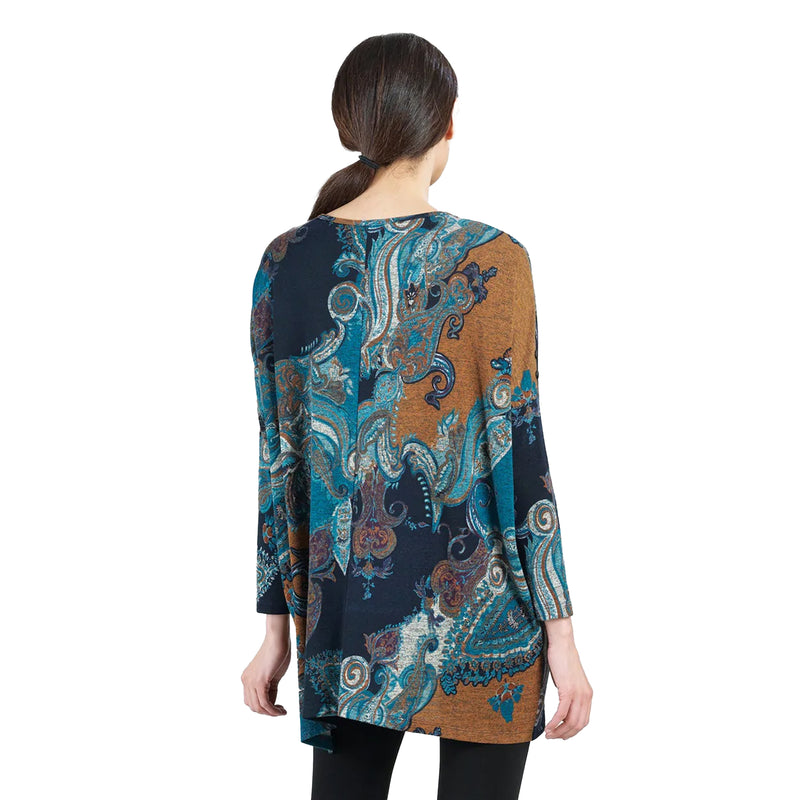 Clara Sunwoo Paisley Print Boyfriend Sweater - TU114WP9 - Size S Only!