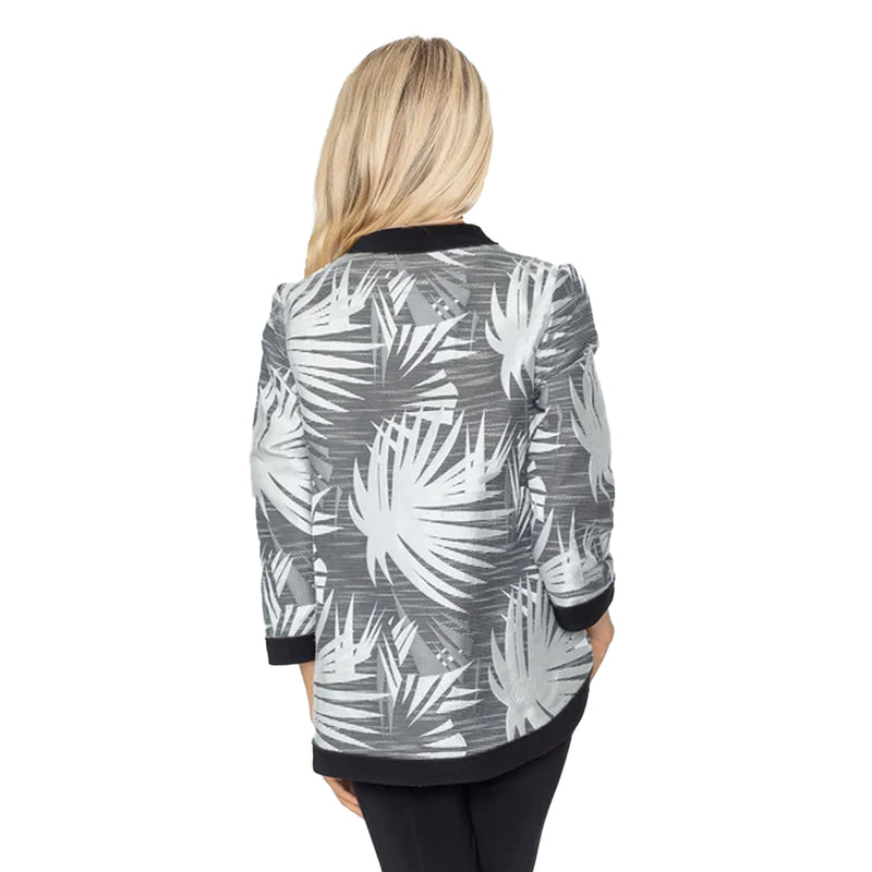 IC Collection "Tropical Silver" One-Button Jacket - 5493J-WT
