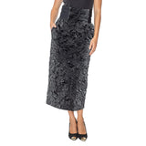 High Waist Pencil Skirt in Black - 4448S - Size XL Only