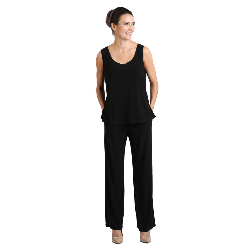 IC Collection TANK & PANT IN Black - 7760TP-BK