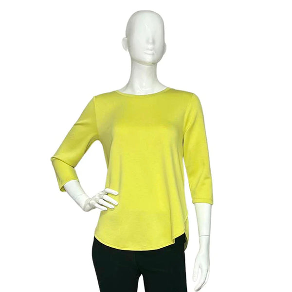 Lior "Zofi" Soft Knit Top in Lime - ZOFI-LIM