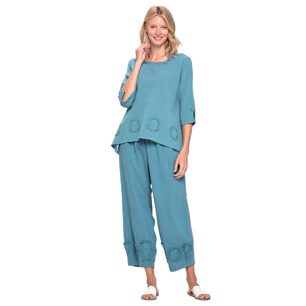 Focus Patchwork Flood Pant in Maui Blue - CG-123-MB